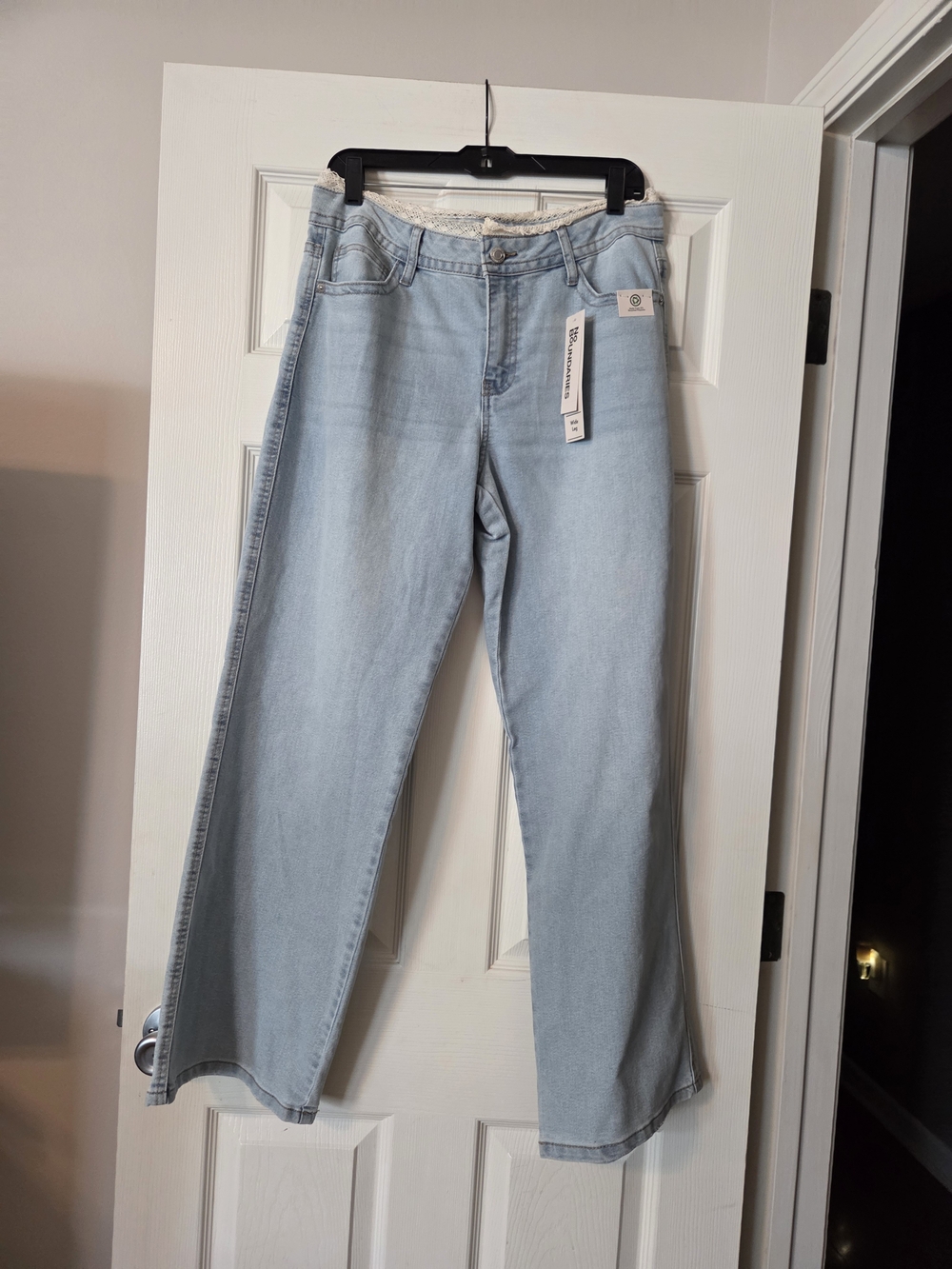 No Boundaries Light Blue Wide Leg High-Rise Jeans